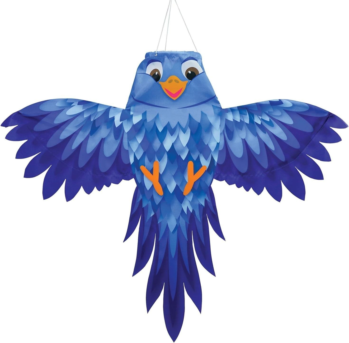 In the Breeze Blue Bird Windsock #5272--24" Wide Colorfully Printed Windsock gallery