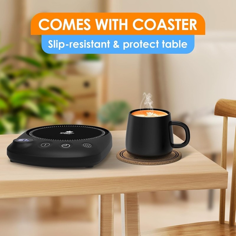 Coffee Mug Warmer Fast Heating 4 Temp Settings Auto Shut Off Office Desk gallery