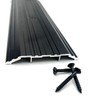 CBW Black Anodized Aluminum Threshold 4 Wide 1/2" Height gallery