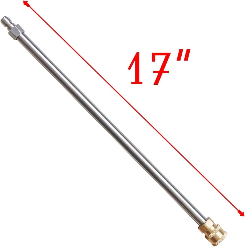 Pressure Washer Extension Wand, 17 Inch Stainless Steel, Power Lance, 2 Pack gallery