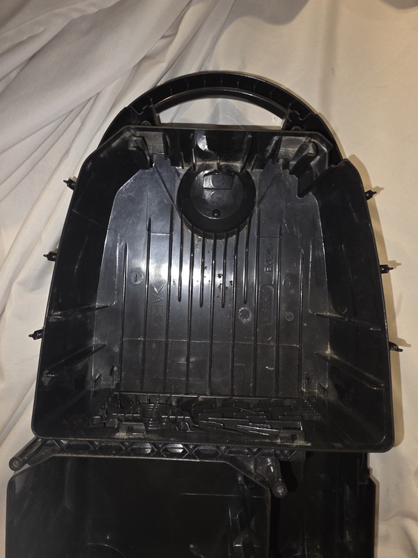 Miele S548 Bottom Plastic Canister Shell Genuine Aluminum Model gallery