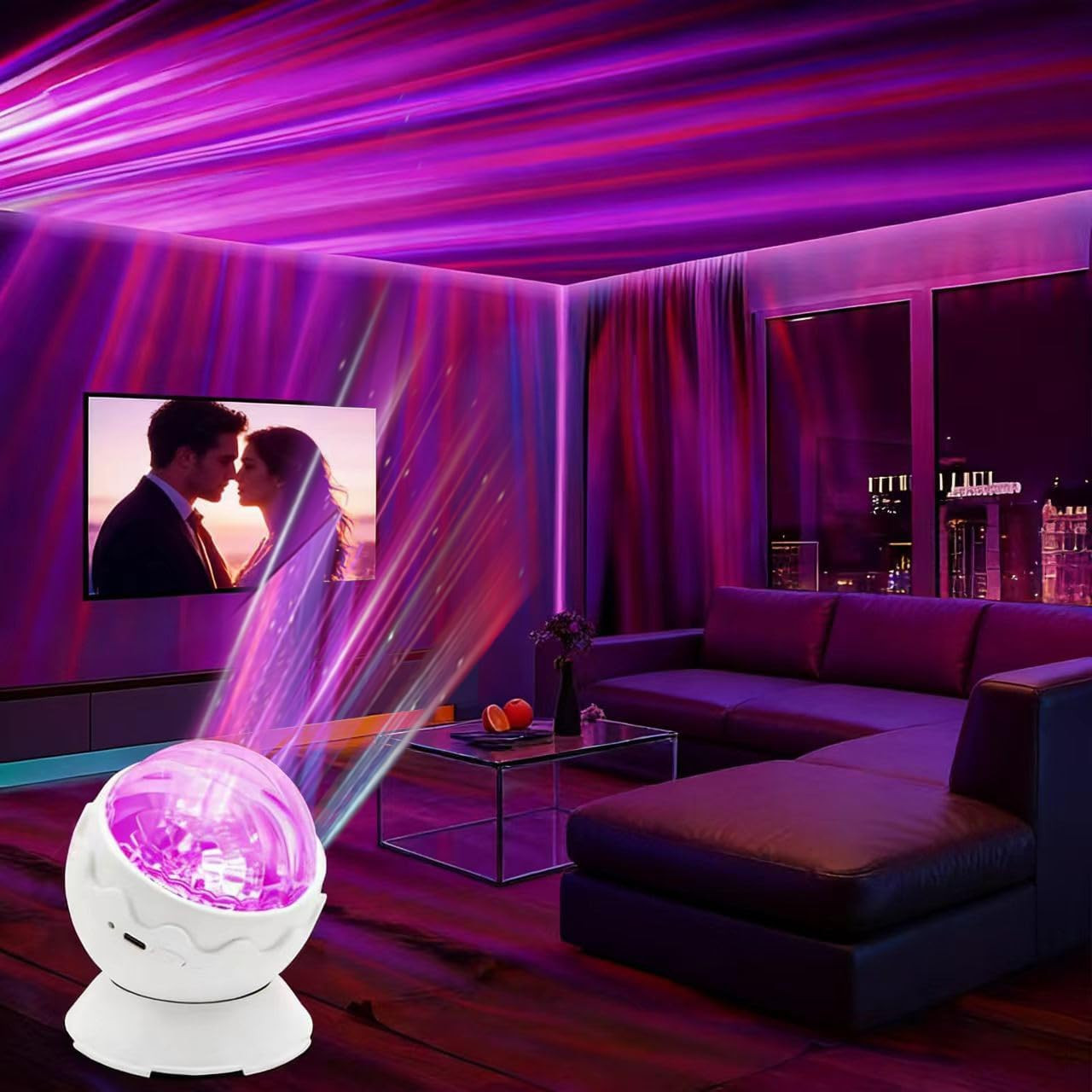 Whole Room Coverage Area Northern Lights Projector Galaxy Aurora 8 Effects Combi gallery