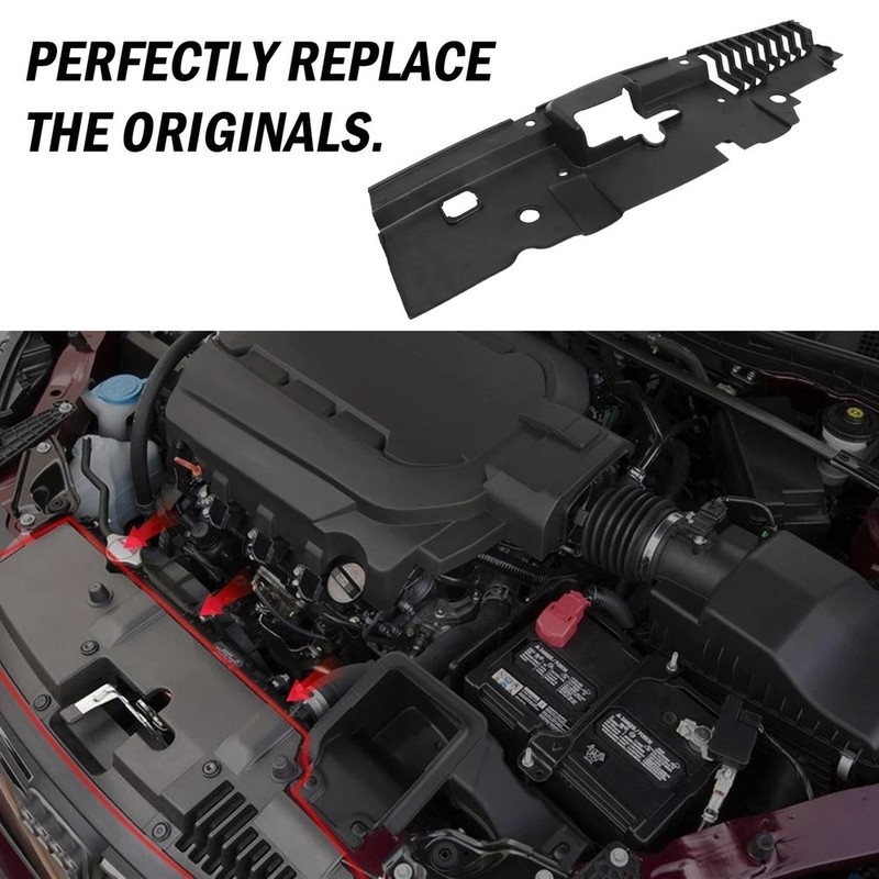 Front Upper Radiator Grille Support Sight Cover for Accord 2013-2017 ‎7110 gallery