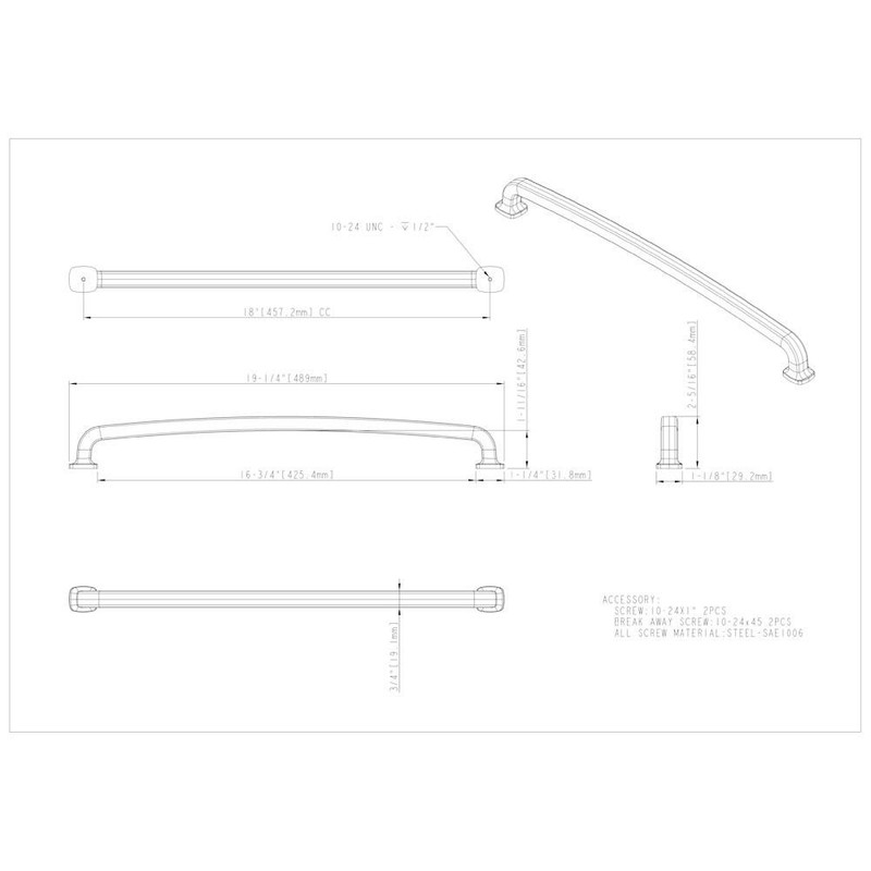 Belcastel 1 Cabinet Pull Collection By Jeffrey Alexander gallery