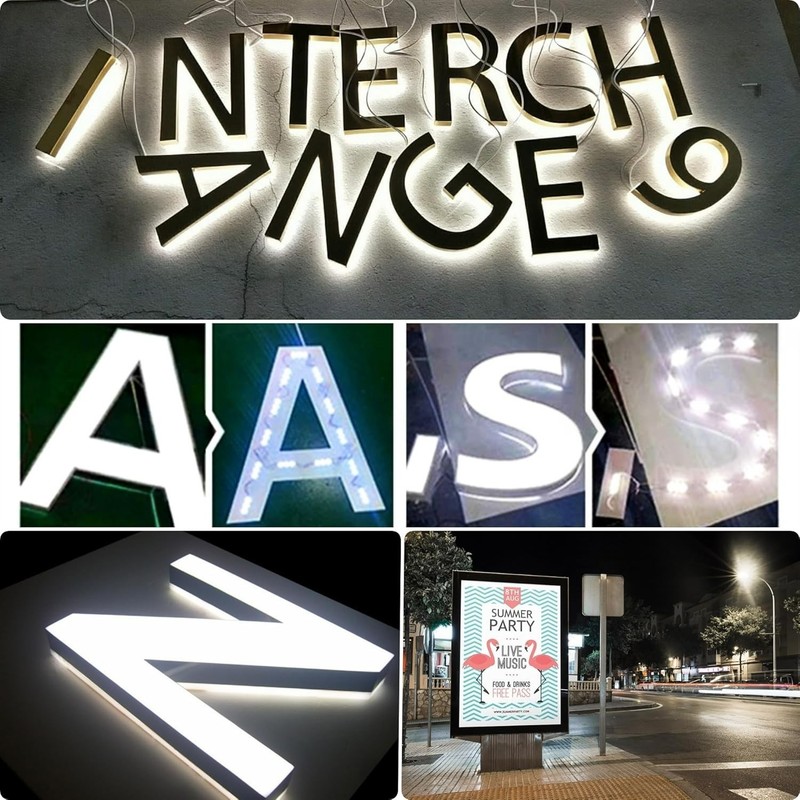100PCS LED Module 12V DC 6500K White 1.2W Waterproof for Advertising Letter Sign gallery
