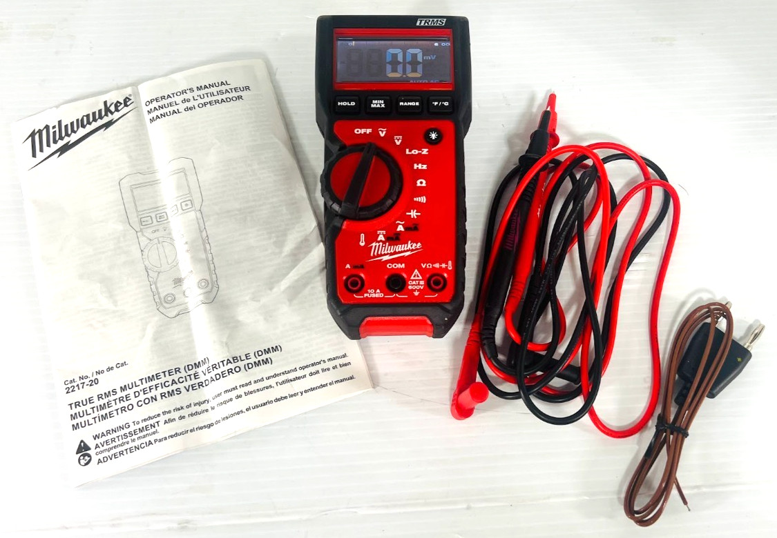 Milwaukee 2217-20 Digital Multimeter w/Lo-Z gallery