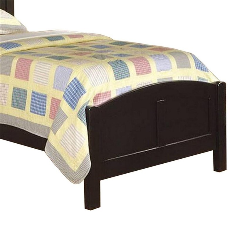 Pemberly Row Full Bed with Arched Headboard and Footboard in Jet Black gallery