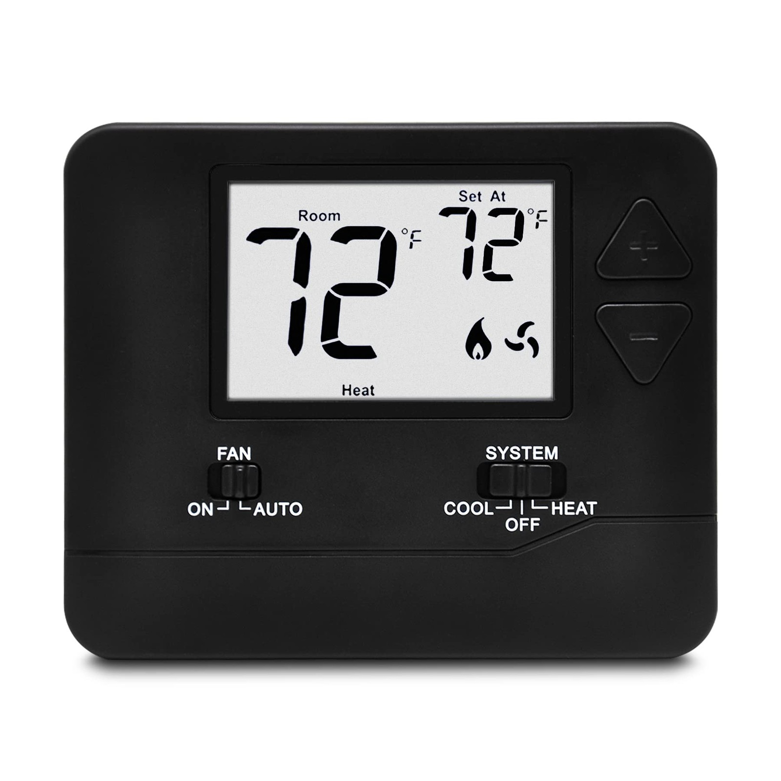 Non-Programmable Digital Thermostat for Home, up to 1 Heat/1 Cool with Large ... gallery