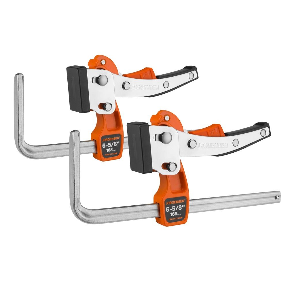 Jorgensen 2PC 6-5/8" Ratcheting Table Clamp Quick Release Track Saw Clamp 400lbs gallery