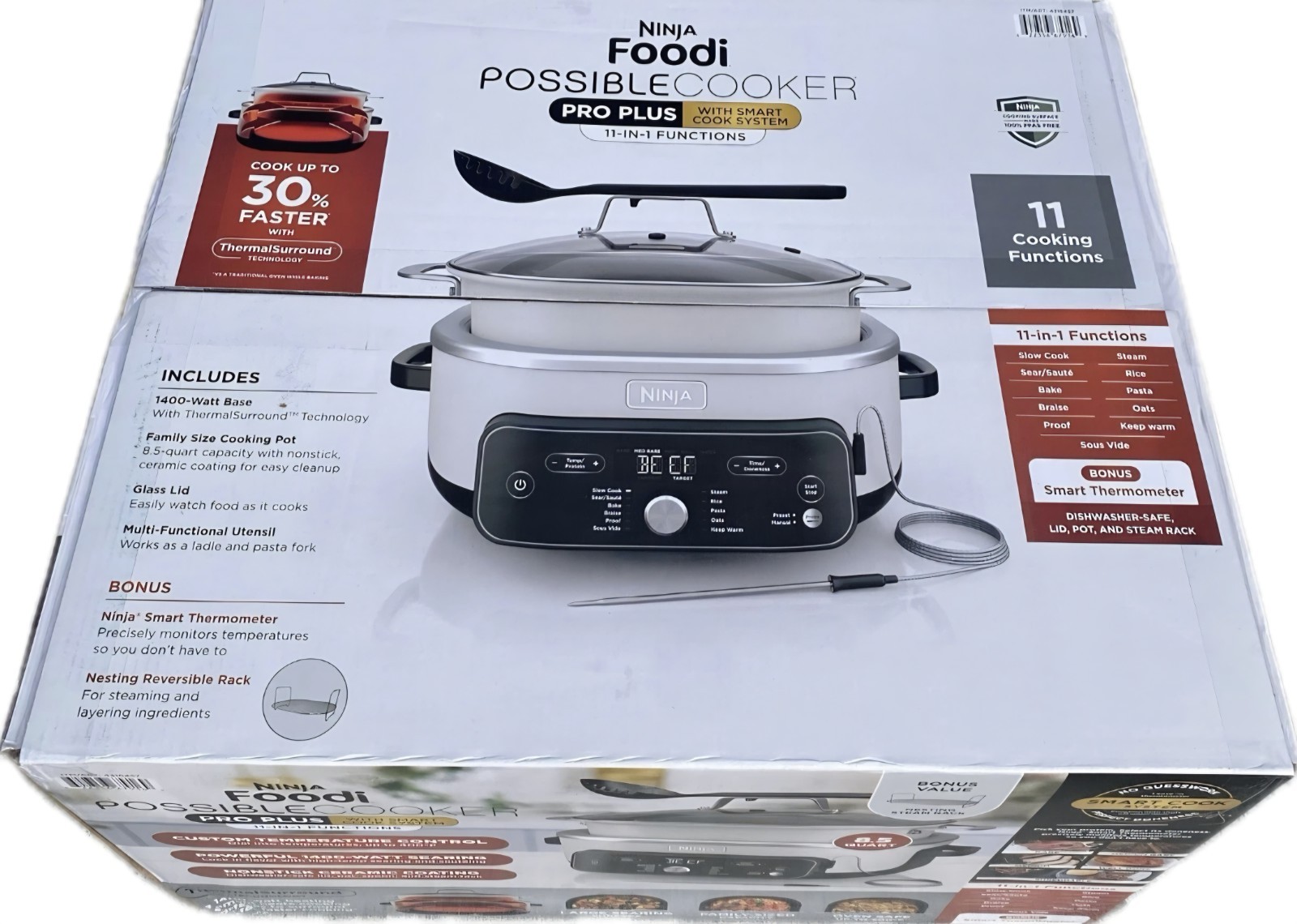 Ninja Foodi PossibleCooker PRO Plus with 11-in-1 Smart Cook System gallery