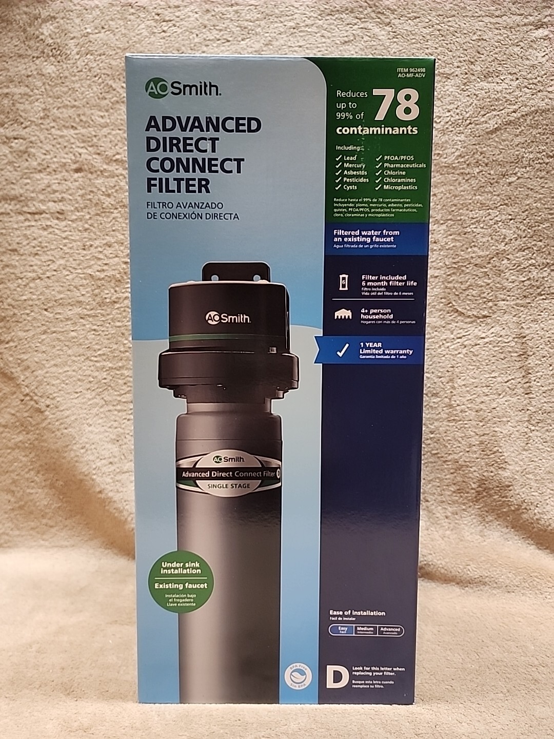 A. O. Smith 962498 Advanced Direct Connect Filters AO-MF-ADV gallery