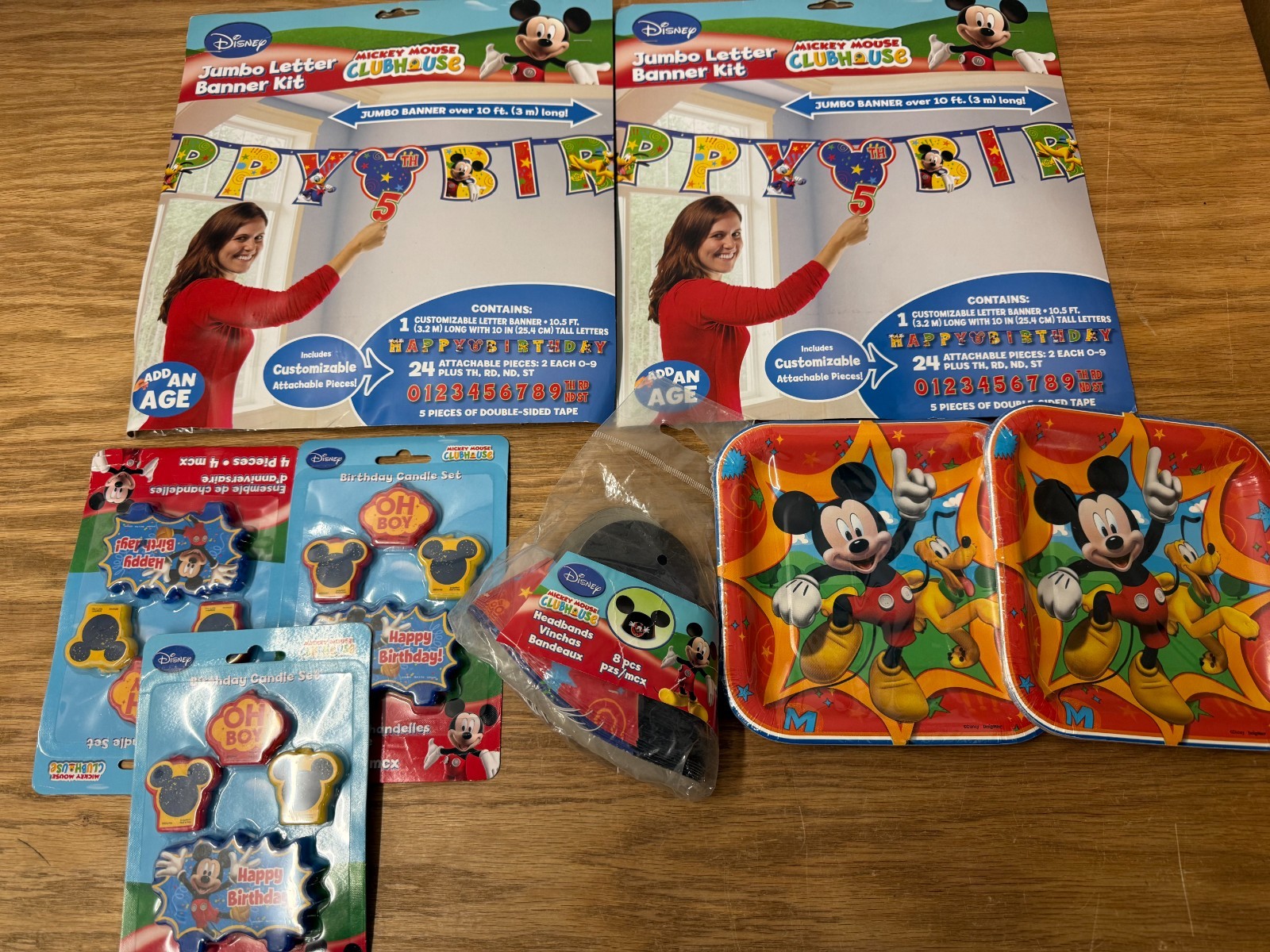 Disney Junior Mickey Mouse Clubhouse Kids Boys Birthday Party Supplies Mixed Lot gallery
