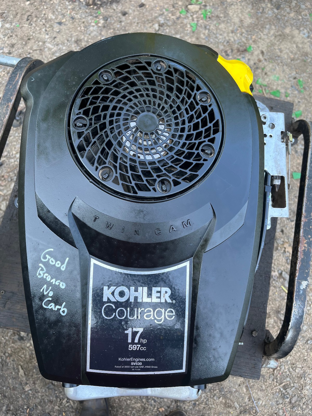 Troy-Bilt Bronco Engine Motor Kohler Courage SV530-3222 SV530s 17HP 597cc Pony gallery
