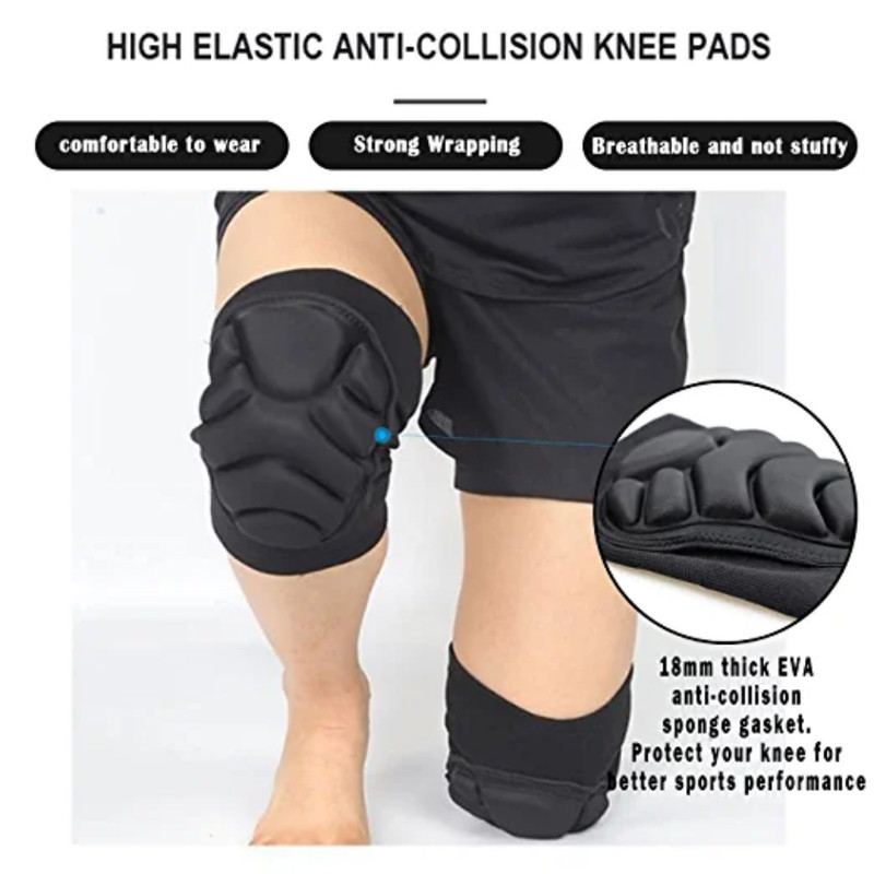 1 Pair Knee Pads Construction Floor Work Gears Sport Professional Leg Protector gallery