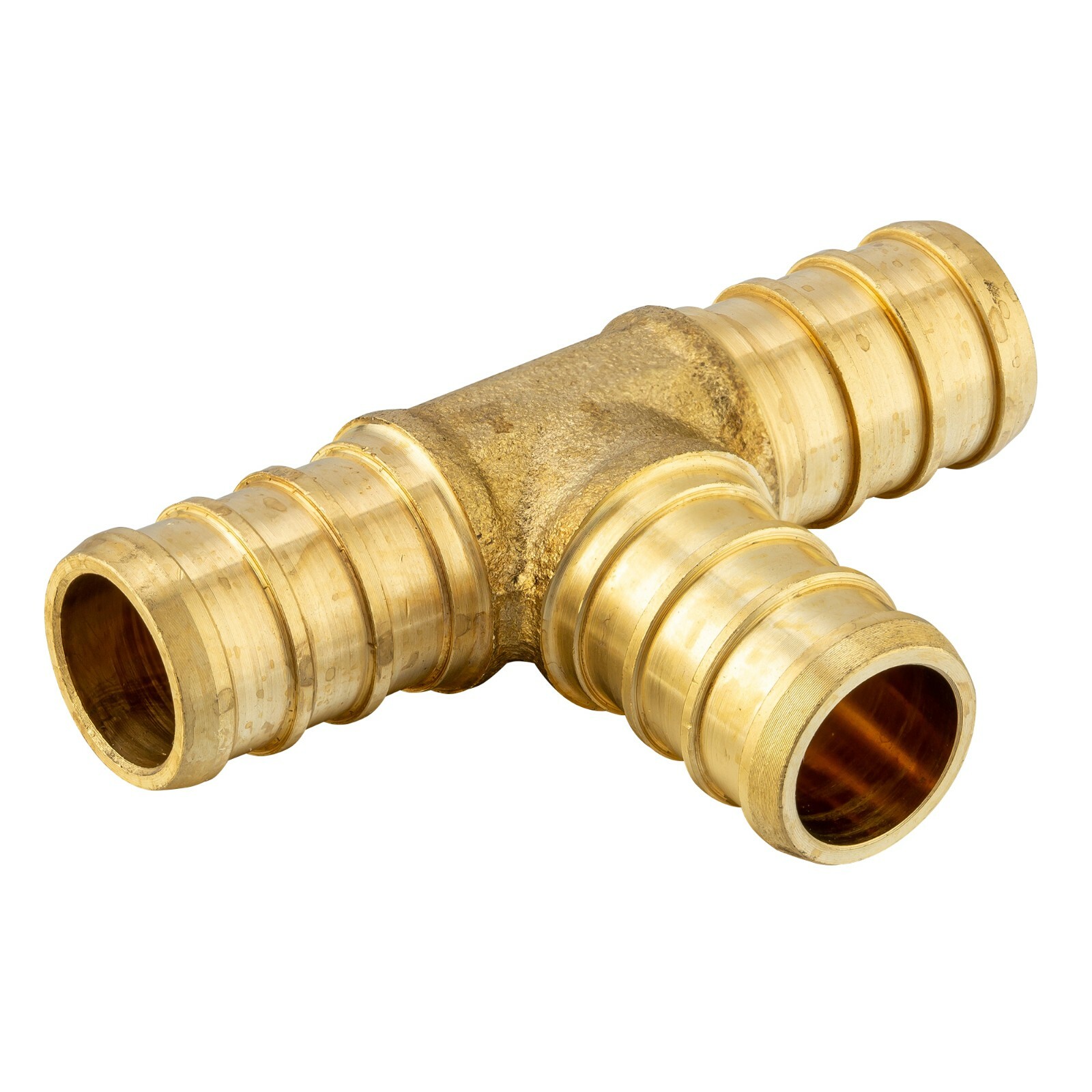 EFIELD 30 PCS PEX BARB CRIMP BRASS FITTINGS 1/2" X 1/2" X 1/2" TEE ,Lead Free gallery