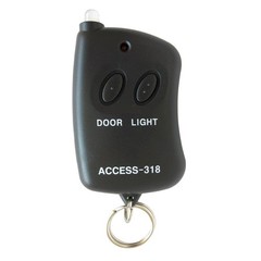 ACCESS-318 Mini Remote Control Garage Door Gate Opener with LED 9 Digit Black