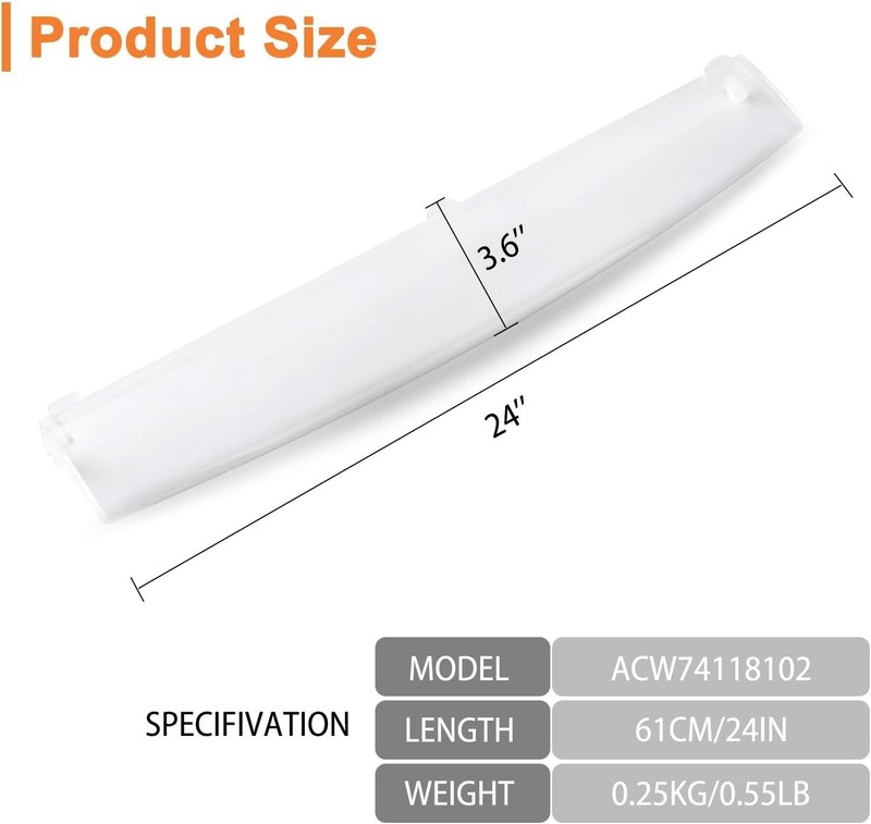 Deli Drawer Decor Tray Cover Compatible with LG Refrigerator ACW74118102 gallery