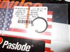 Paslode Part # 901036 RING,RET. (IM200-F18)