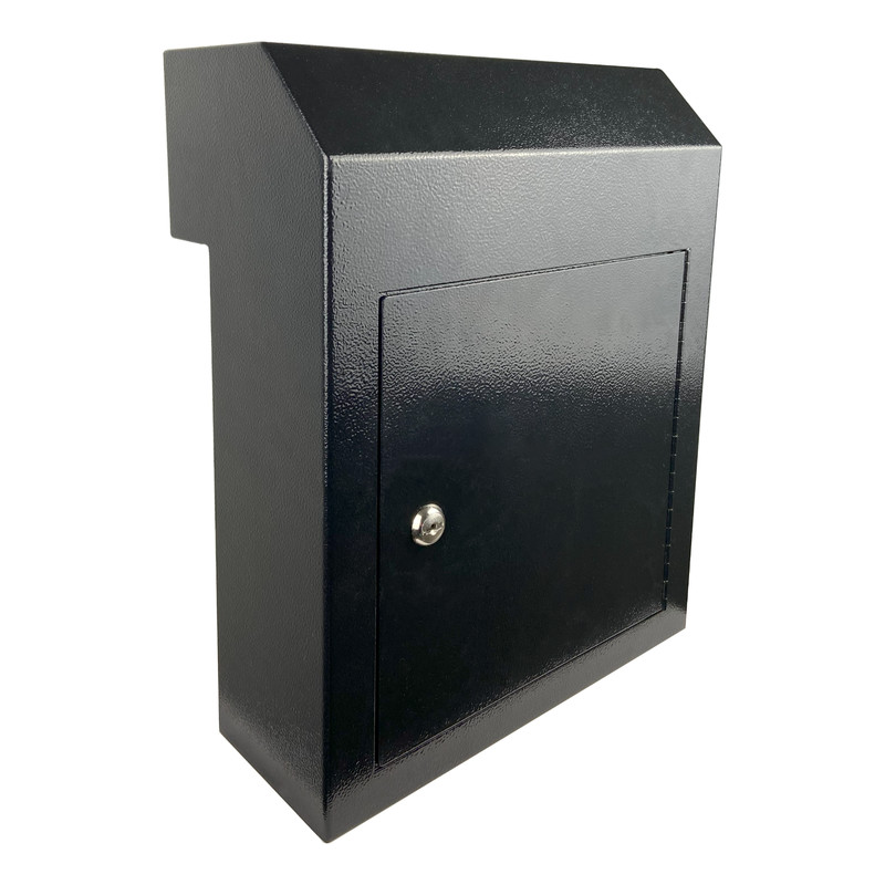 OPEN BOX Through the Door Locking Mail Drop Box, Theft Proof Payment Mailbox gallery
