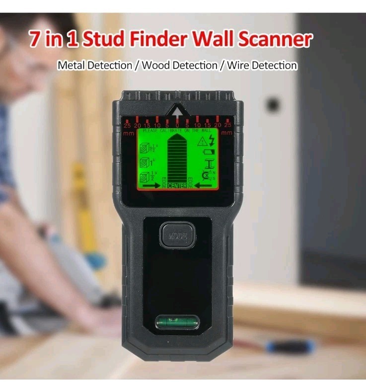 7 in 1 Stud Finder, Wall Scanner, Detector with Smart Microprocessor BLUE, T30 gallery