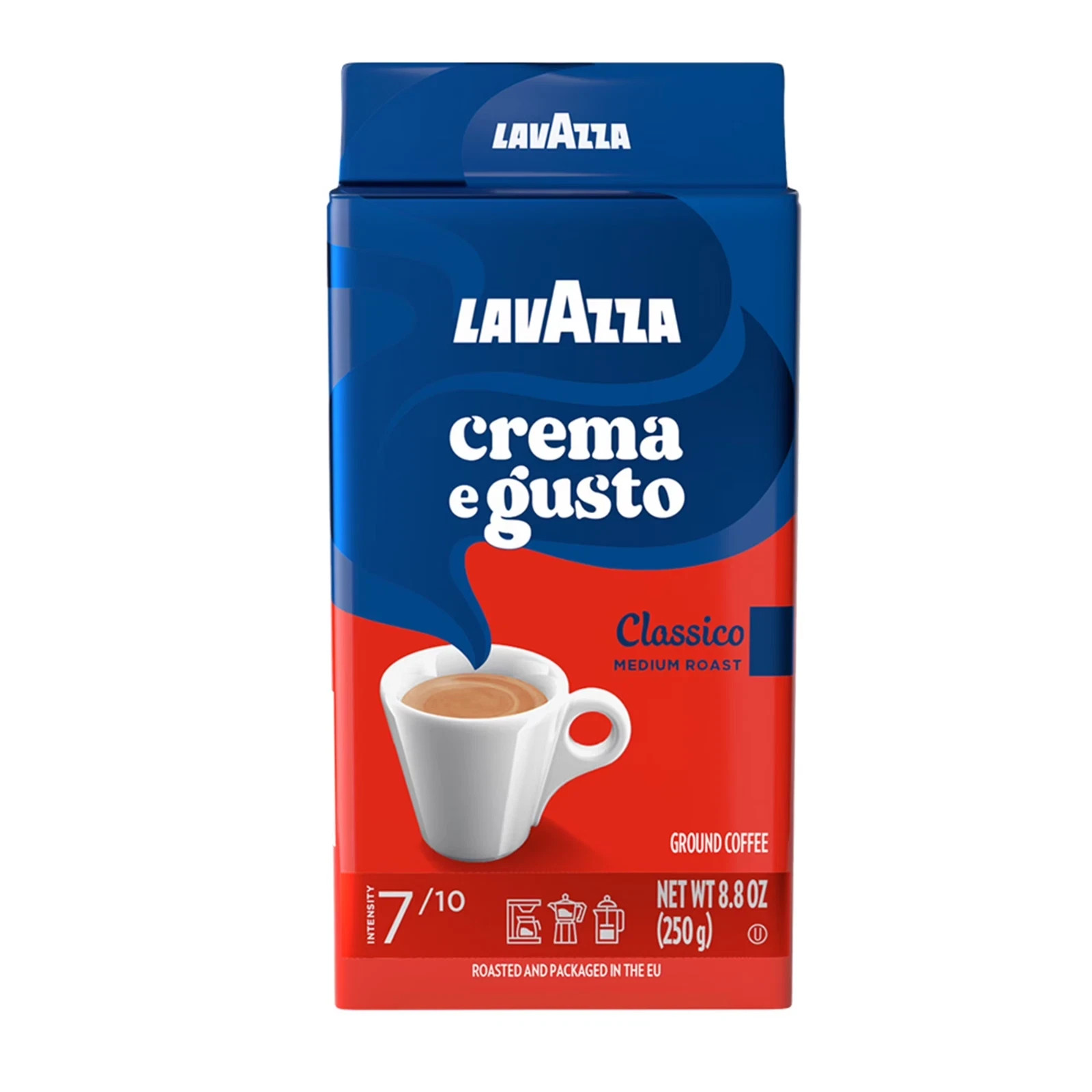 (2 pack) Lavazza Crema e Gusto Ground Coffee, Medium Roast, Arabica and Robusta gallery