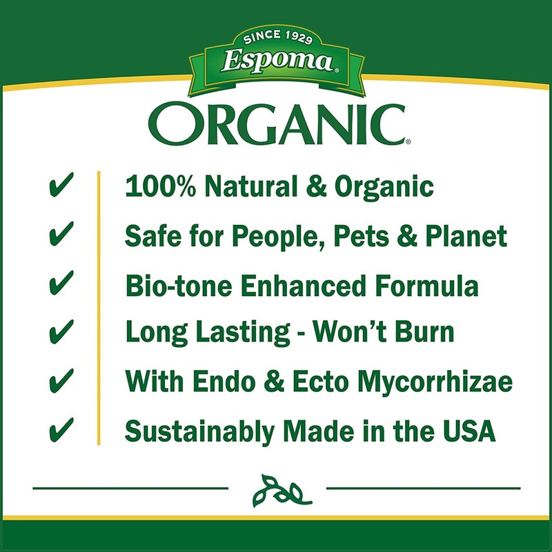 Espoma Organic Bio Tone Starter Plus 4-3-3 Plant Food Plus Mycorrhizae 25 lbs gallery