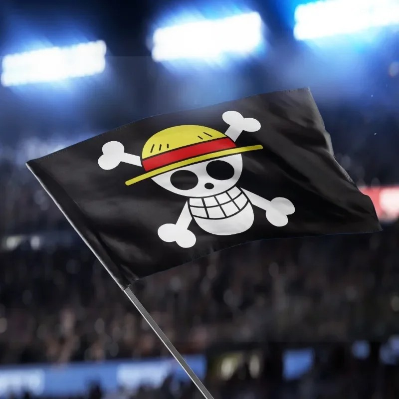 90x150cm One Piece Monkey D Luffy Straw Hat Pirates Skull Flag Anime Banner gallery