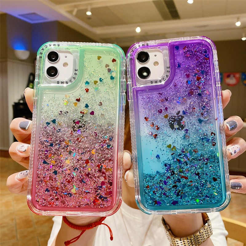 Shockproof Bling Liquid Glitter Case For iPhone 15 Pro Max 14 13 12 11 XS XR 87 gallery