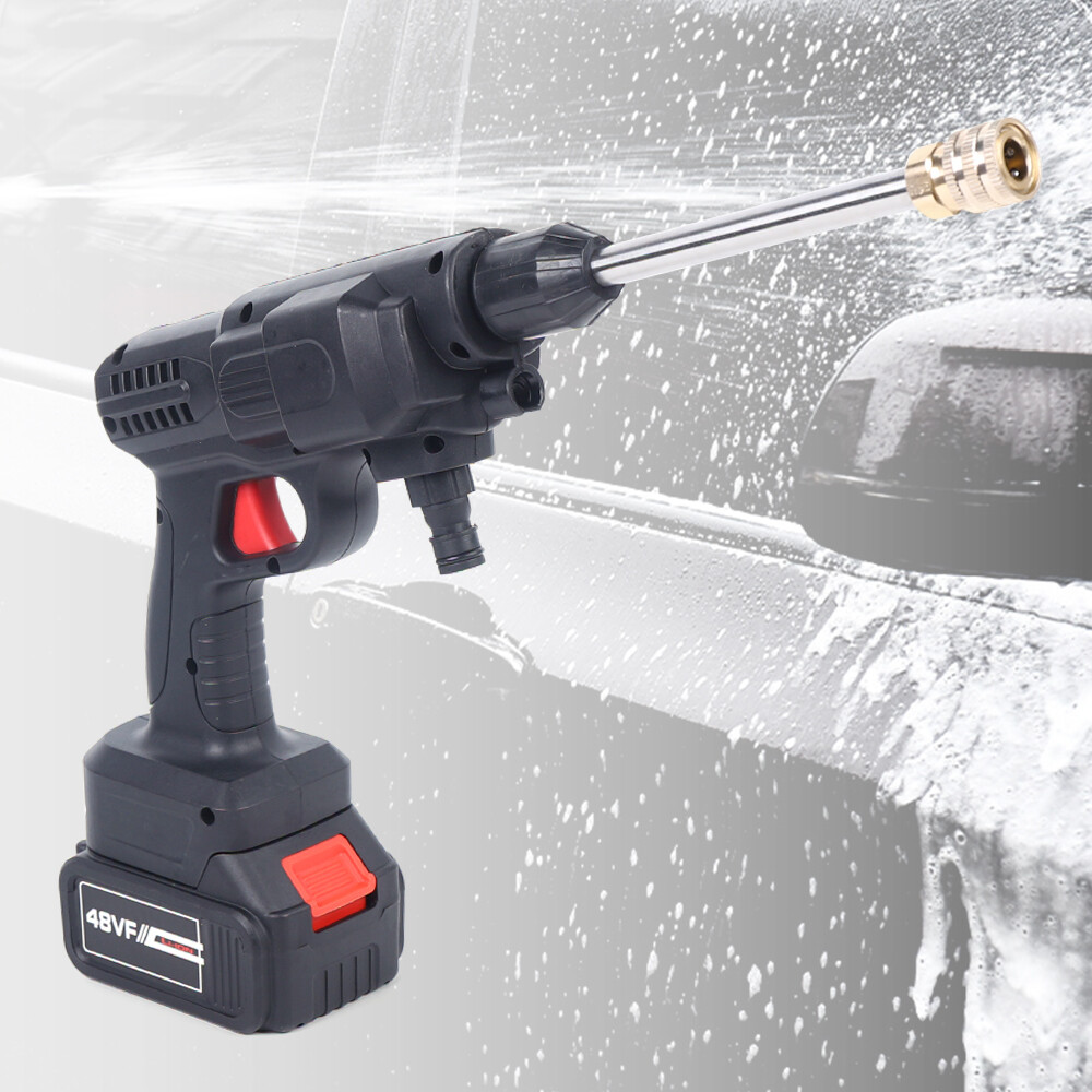 Electric Pressure Washer Lithium Car Wash Car Washer Cleaner Tool 7500Mah 240W gallery