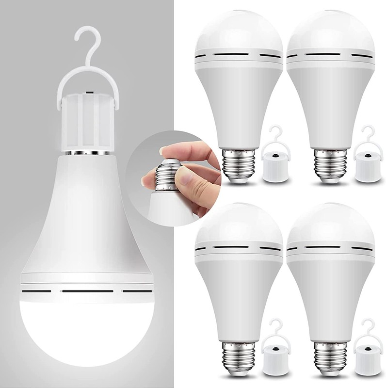 Rechargeable Emergency Light Bulb 20 Pack for Power Outage Battery Operated Bulb gallery