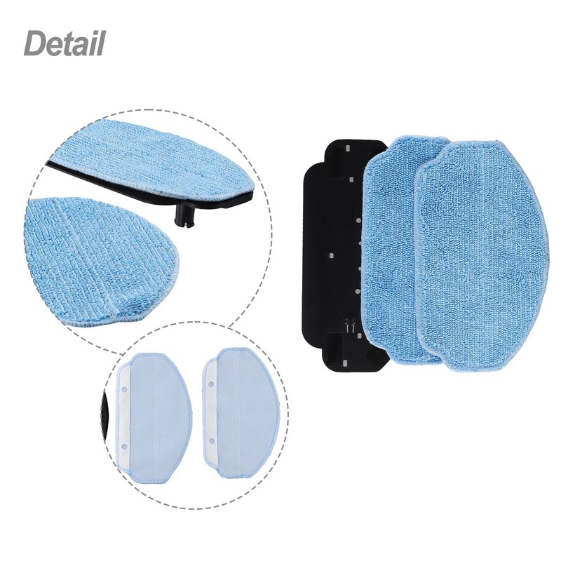 Long lasting Mop Bracket and Microfiber Pads for MAMNV BR150 BR151 Robot Vacuum gallery