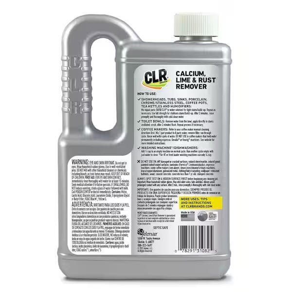 CLR 28 oz. Calcium, Lime and Rust Remover (1-Pack )EPA Safer Choice, bleach gallery