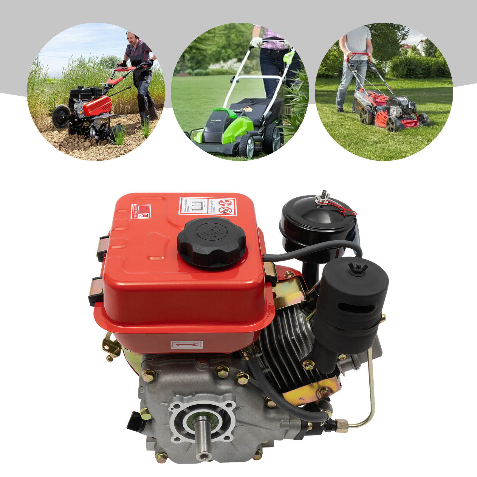 Diesel Engine 196cc 4 Stroke Single Cylinder Forced Air Cooling Diesel Engine gallery