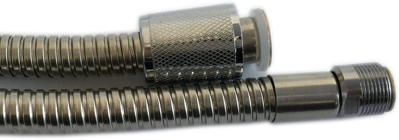 Kitchen Pull down Sink Faucet Spray Head Hose Replacement Part - Stainless Steel gallery