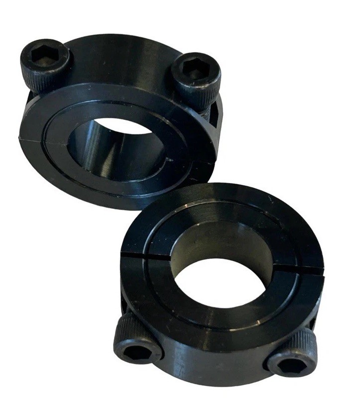 Split Axle Lock Collar 3/4 Inch Bore Steel. 2 Pack.For Go Kart & Mini Bike.