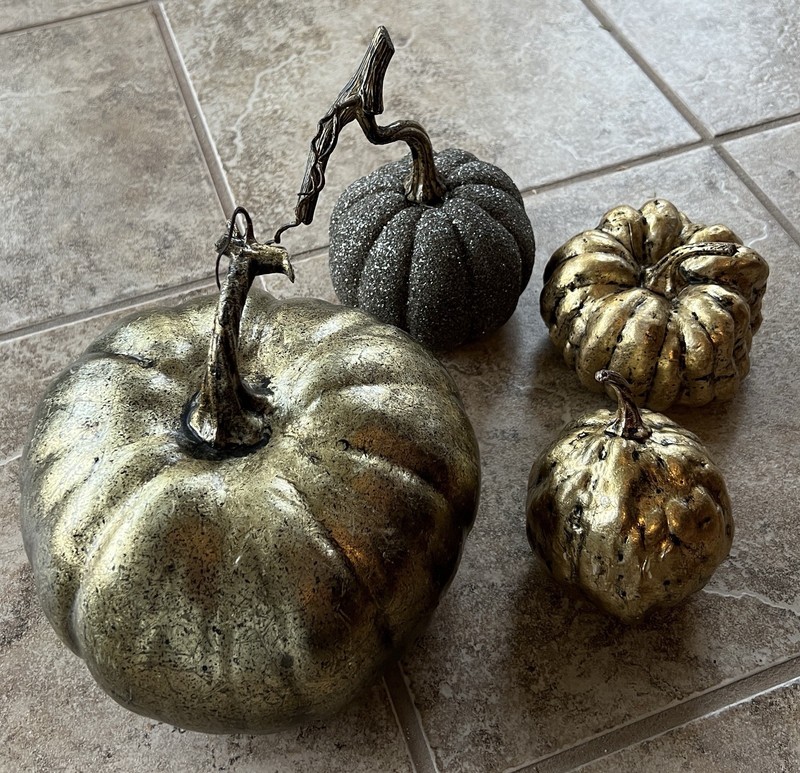 4 Fall Harvest Artificial Pumpkins gallery