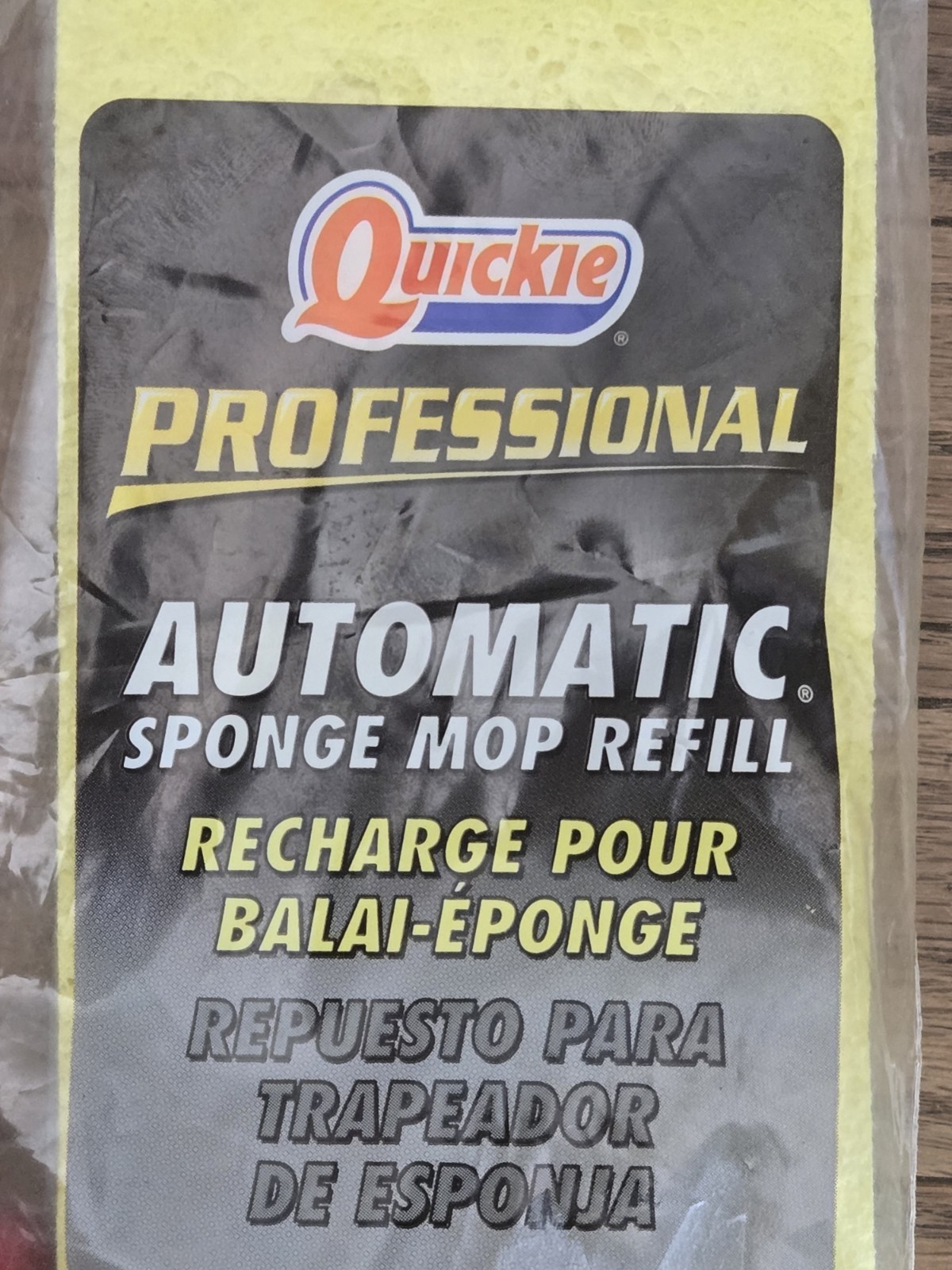 NEW Sealed Quickie Professional Automatic Sponge Mop Refill #0272 Fits #020/027 gallery