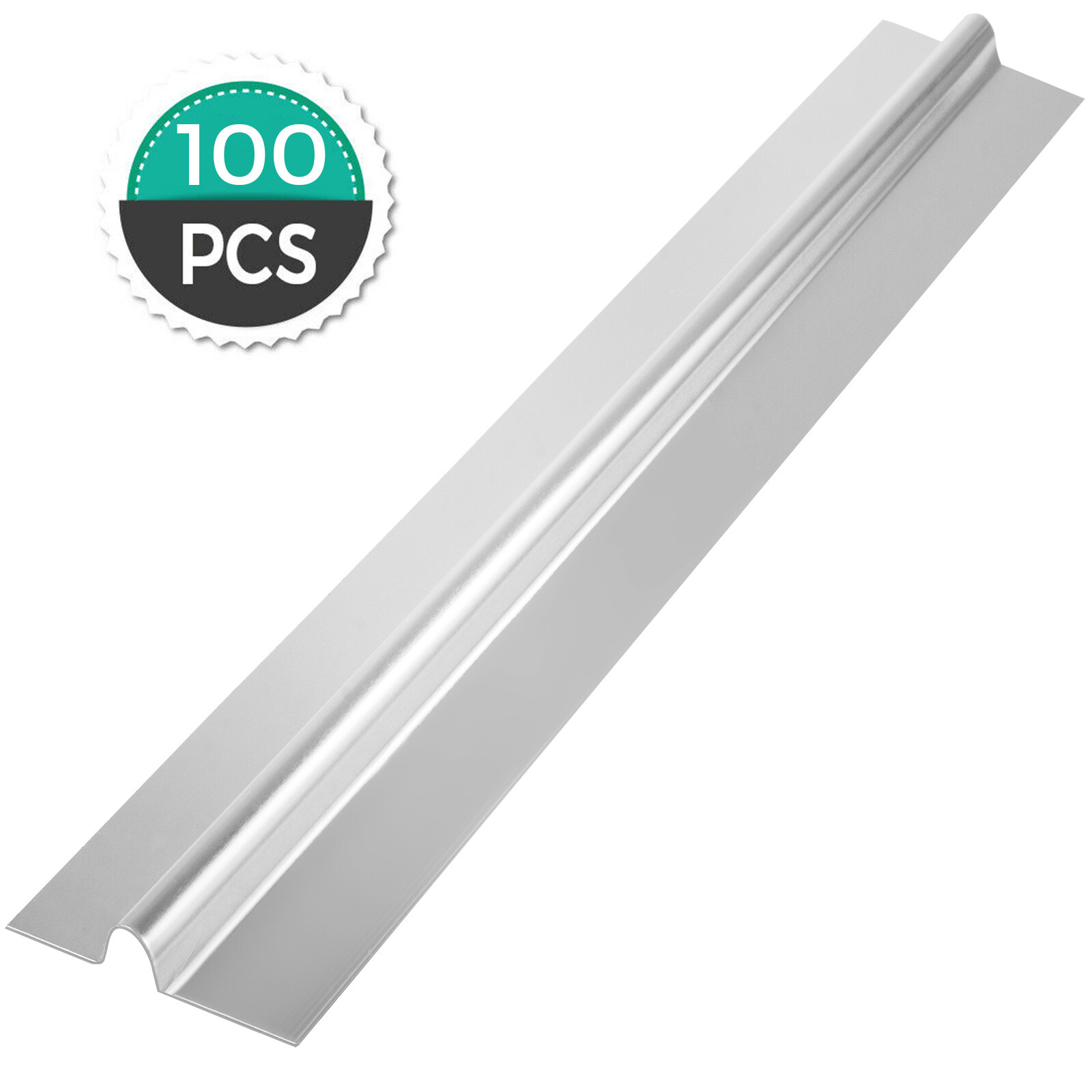 VEVOR 100pcs - 4' Aluminum Radiant Floor Heat Transfer Plates for 1/2" PEX USA gallery