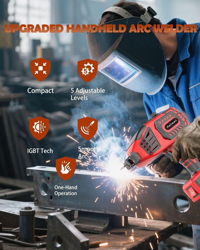 Portable Hand held Welding Machine for Metal, 20-120A 110V Electric Welding M... gallery