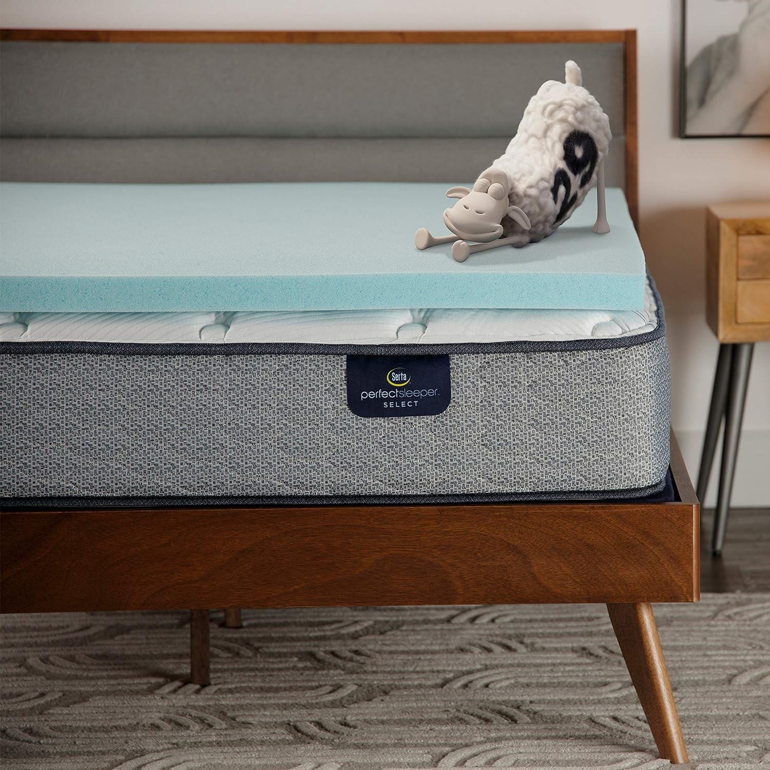 ThermaGel Cooling, Pressure-Relieving Memory Foam Mattress Topper gallery