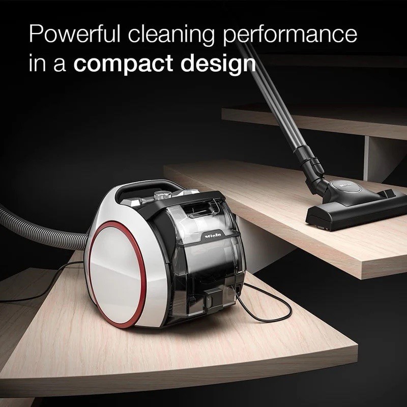Miele Boost CX1 Lotus White Compact Bagless Canister Vacuum SNRE0 gallery