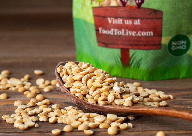 Organic Split Yellow Peas – Dry Non-GMO Pulses. Legumes in Bulk. Kosher gallery