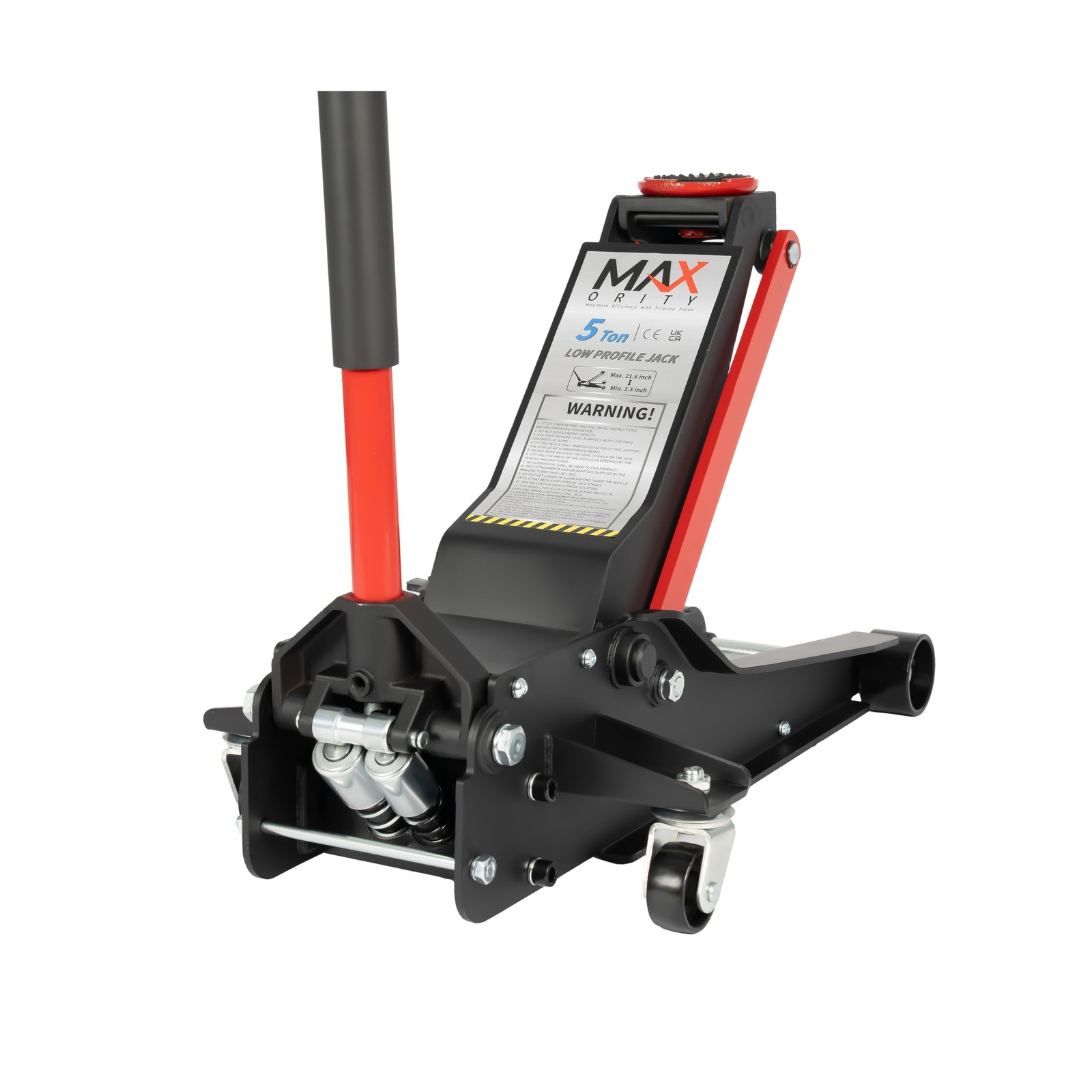 Maxority 5-Ton (11000lbs) Low Profile Hydraulic Super Heavy-Duty Steel Floor ... gallery