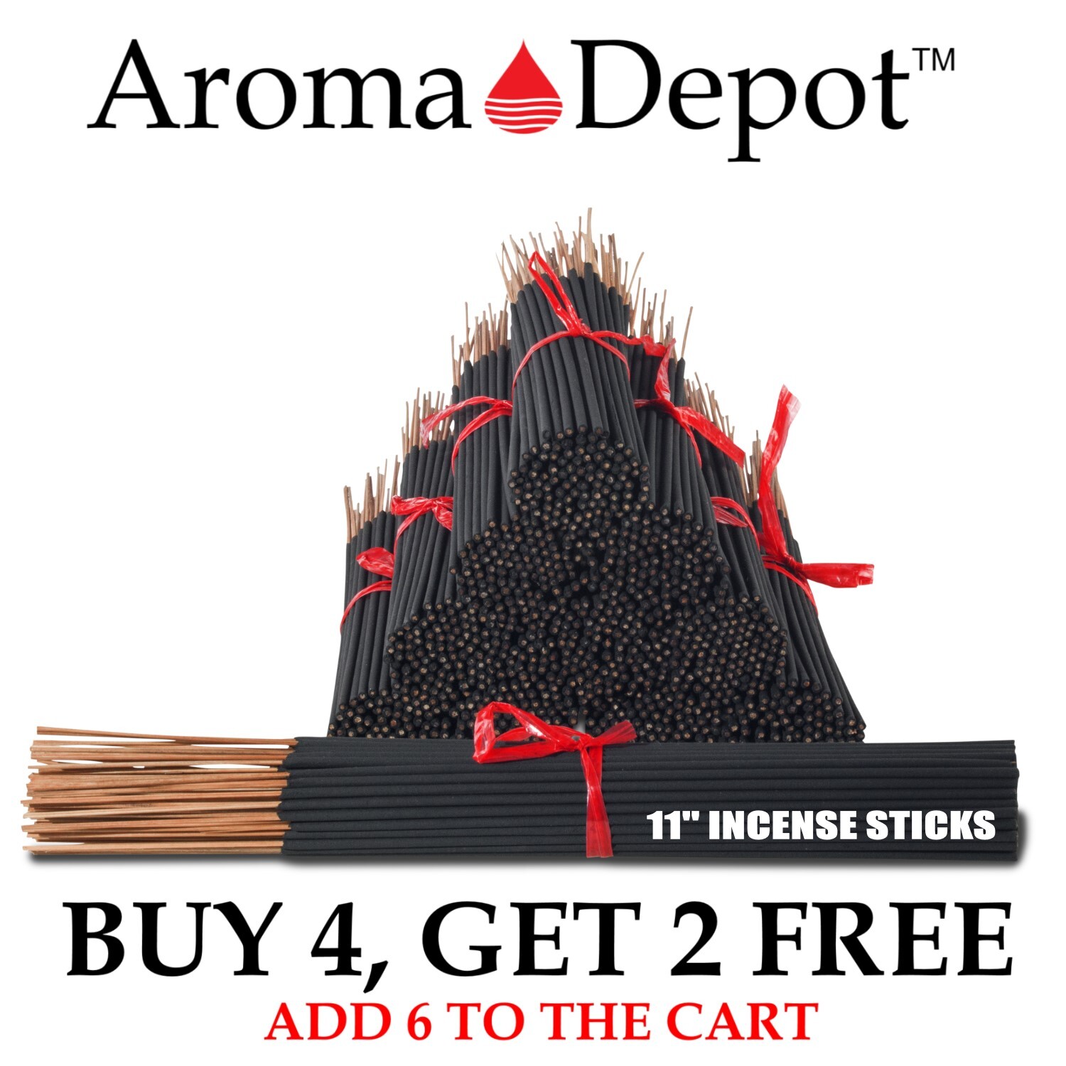 11'' Incense Sticks Charcoal Hand Dipped Mix Match Huge Bulk Variety Wholesale gallery