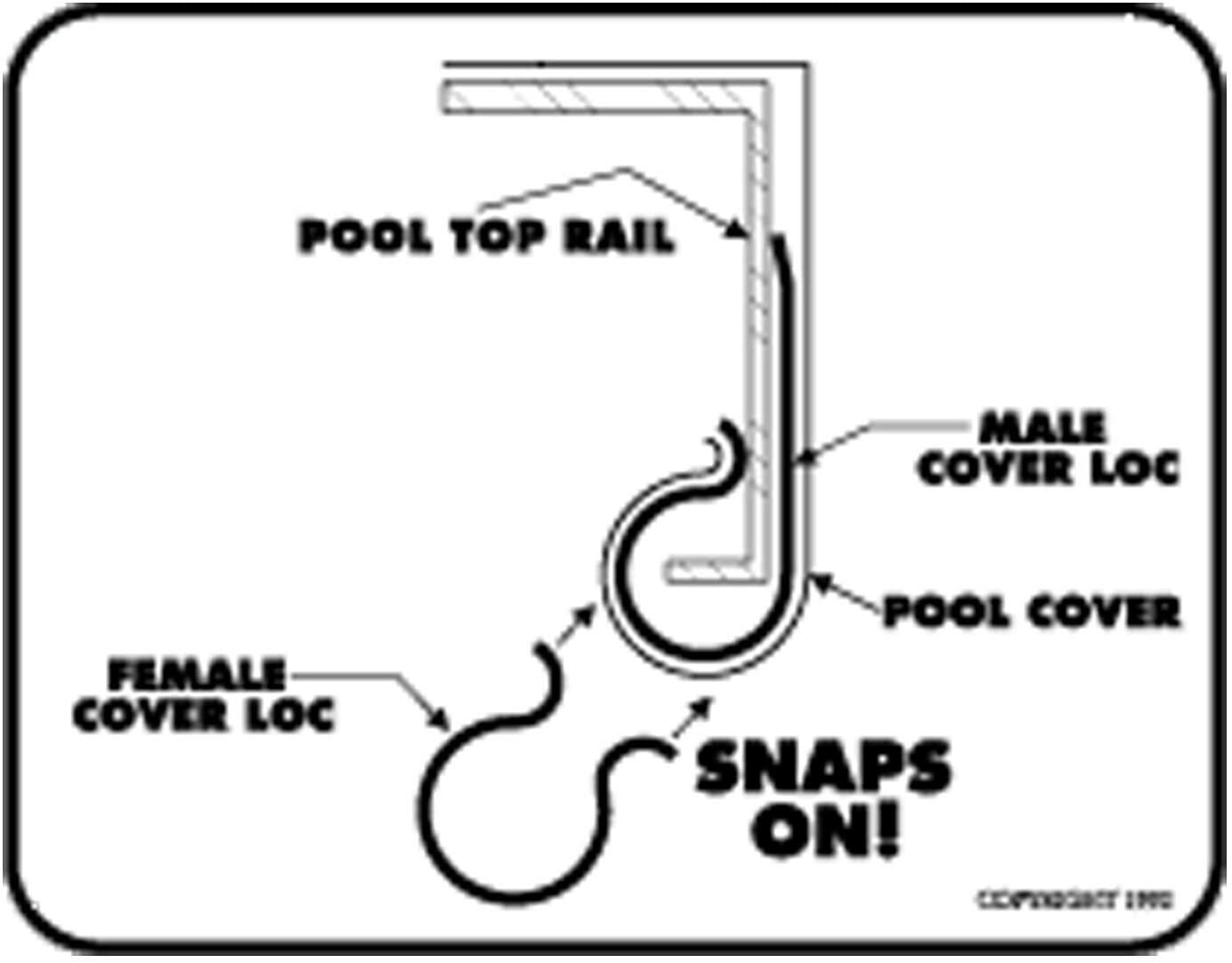 Gladon Winter Cover Clips for Above Ground Swimming Pools (Various Packs) gallery