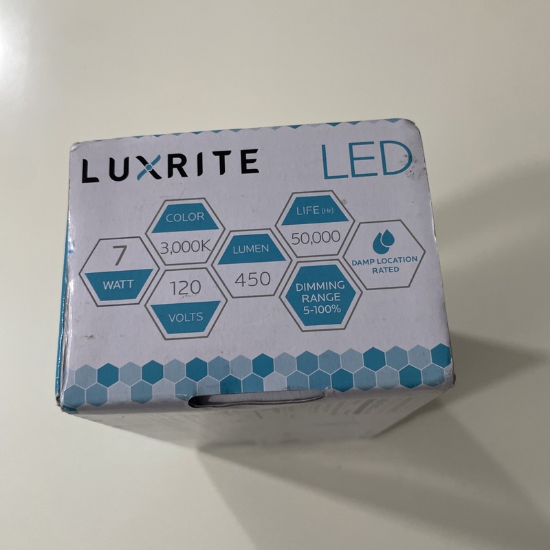 Luxrite Led Soft White 3” Mini Square Recessed Panel 7 Watt 450 Lumen 120 Volts gallery