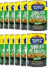 Peanut Patch Green Boiled Peanuts 12X 13.5 ounce cans Free Shipping