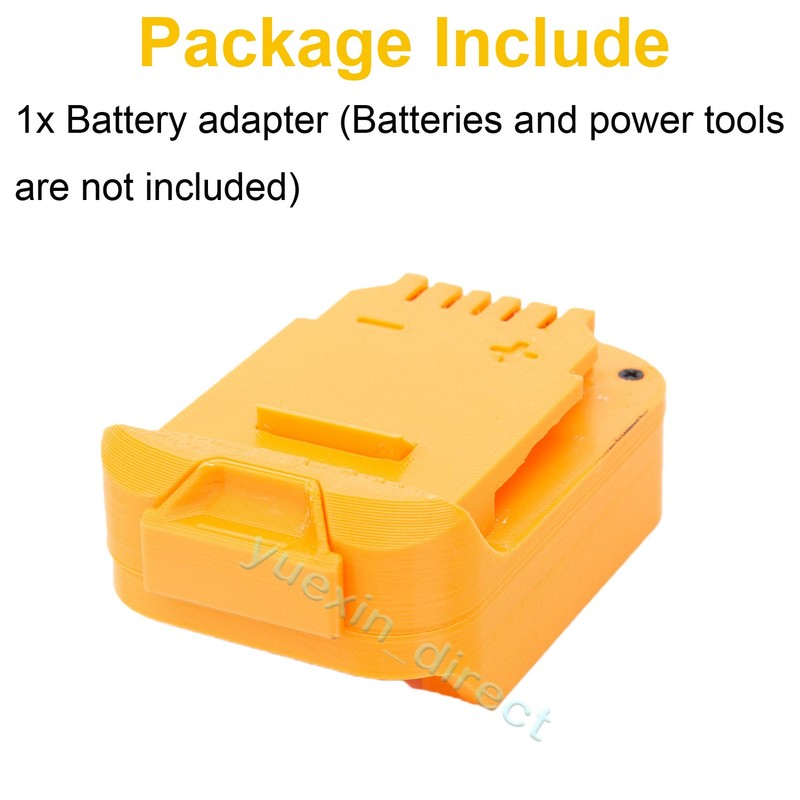 Adapter Converter For Bauer 20V Battery to for Dewalt 20V Li-ion Tools Connector gallery