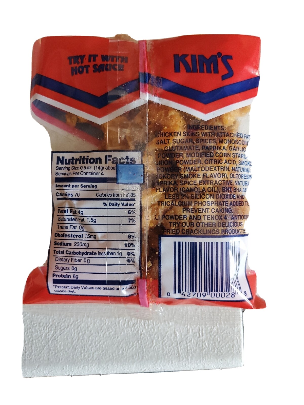 KIMS Chicken Cracklin Hot ( 6 pk.) gallery