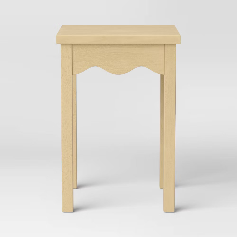 Wavy Accent Table Natural - Room Essentials gallery